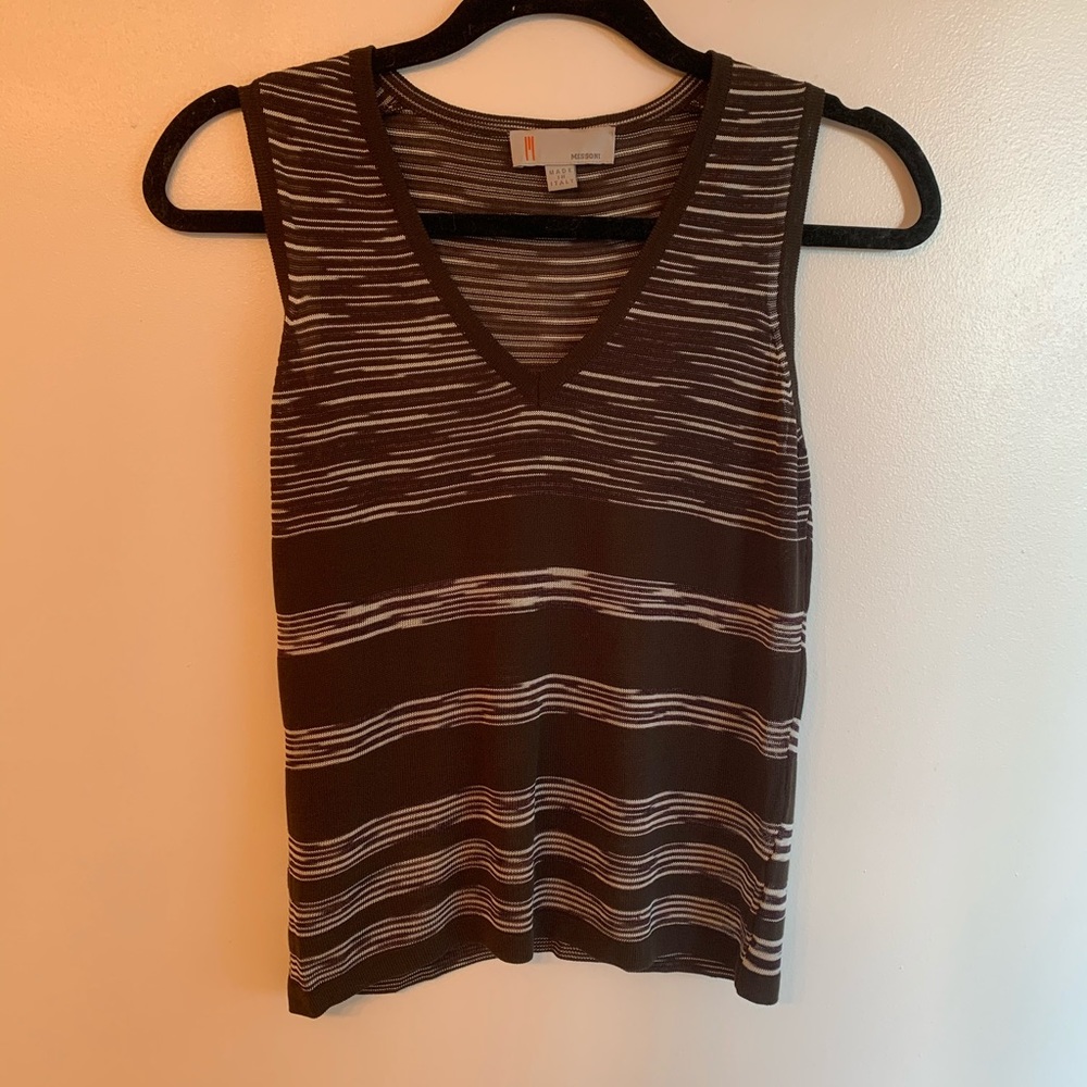 Missoni striped tank top